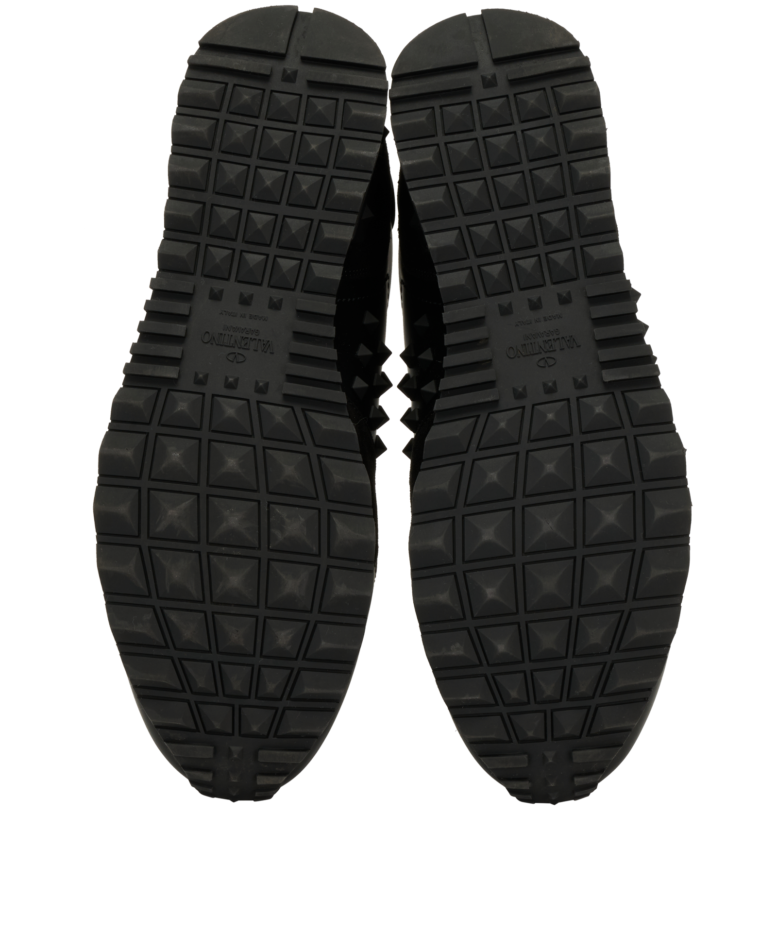 Valentino Rockrunner Sneaker, &pound;250, Shoes, Black, Leather, Top view