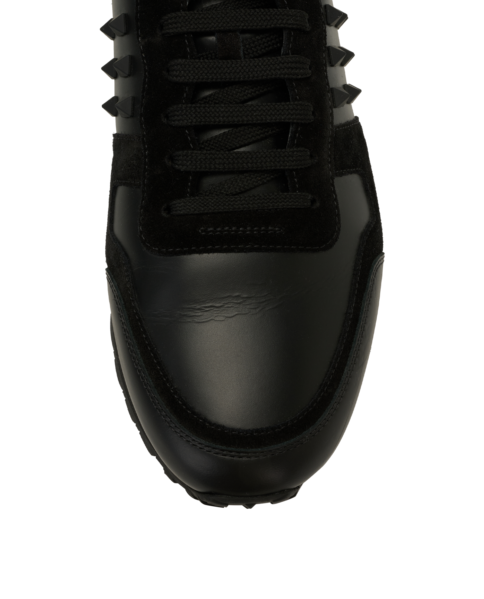 Valentino Rockrunner Sneaker, &pound;250, Shoes, Black, Leather, Other view