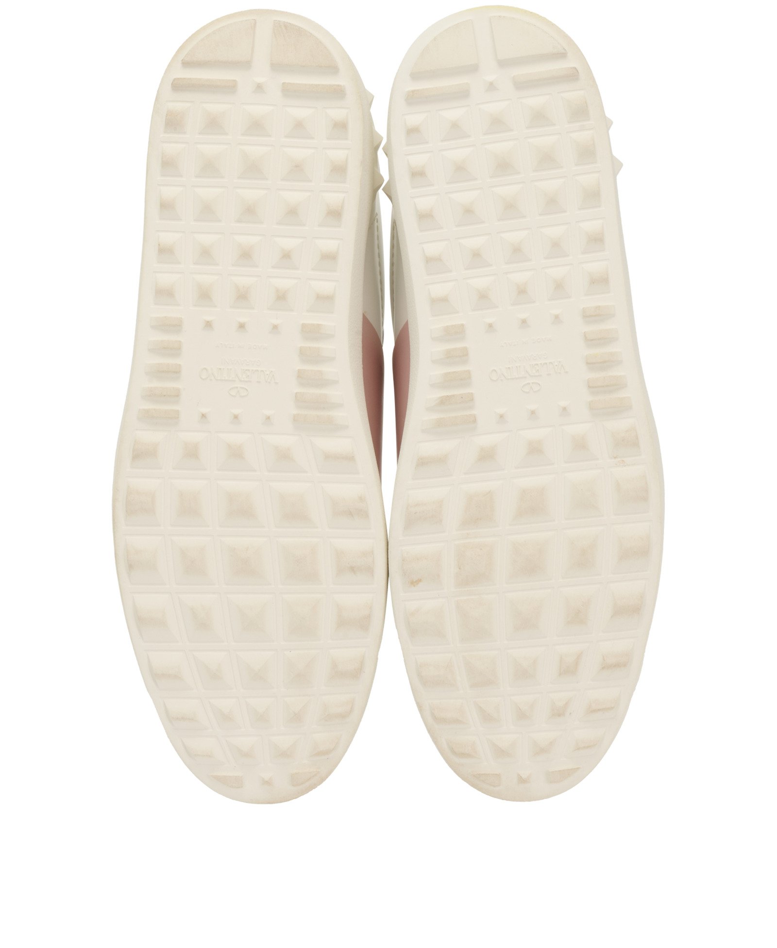 Valentino VLTN Open Sneakers, &pound;250, Shoes, Pink/White, Leather, Top view