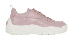 Valentino Gumboy Trainers, Leather, Pink, UK5, 3*