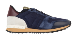 Valentino Rockrunner Trainers, Mens, Suede/Mesh, Blue, UK7, B/DB, 3*