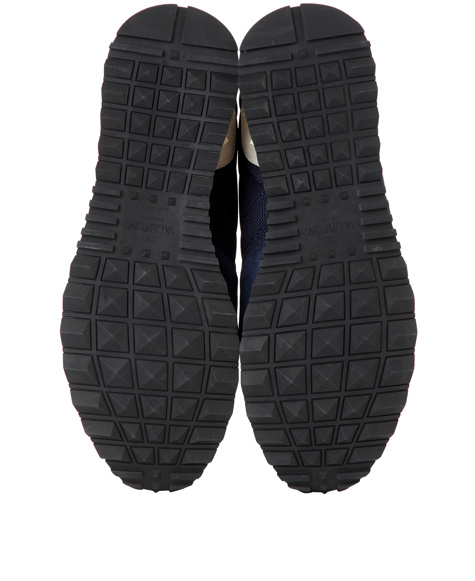 Valentino Rockrunner Trainers, &pound;250, Shoes, Blue, Mesh/Suede, Top view