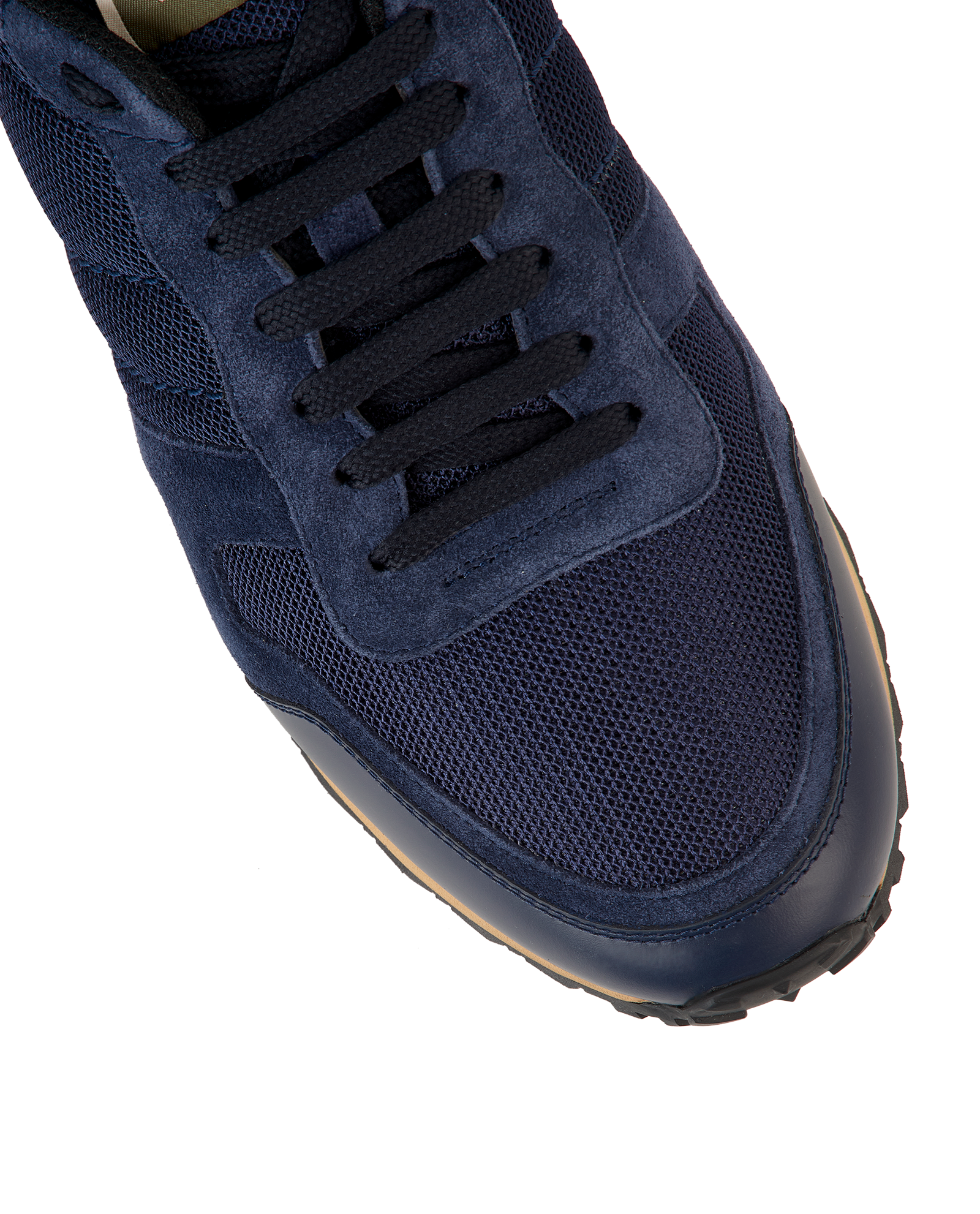 Valentino Rockrunner Trainers, &pound;250, Shoes, Blue, Mesh/Suede, Other view