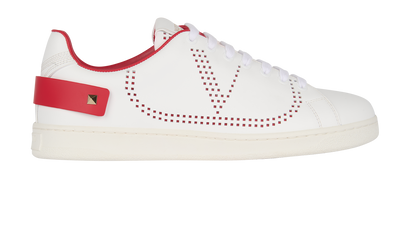 Valentino Net Logo Sneakers, front view