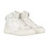 Valentino High Top Distressed Trainers, £250, Shoes, White, Leather, Side view