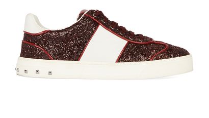 Valentino Glitter Sneakers, front view