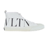 Valentino VLTN High Tops Trainers, &pound;190, Shoes, White, Leather, Front view