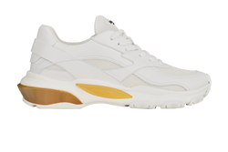 Valentino Bounce Trainers, Leather/Fabric, White, UK6.5, B/DB, 3*