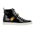 Versace Patent Medusa Trainers, front view