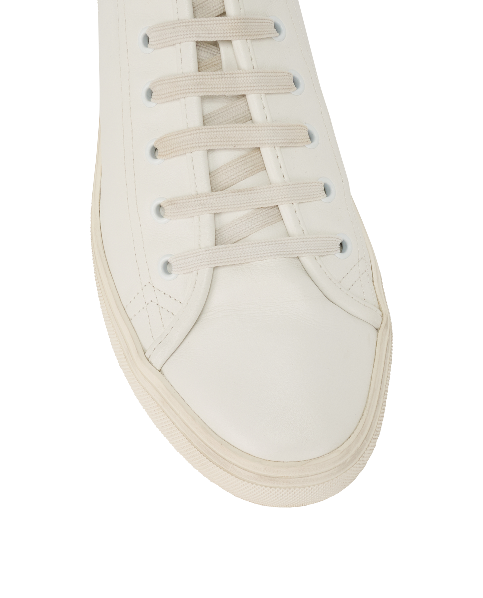 Saint Laurent Malibu Sneakers, &pound;190, Shoes, White, Leather, Other view