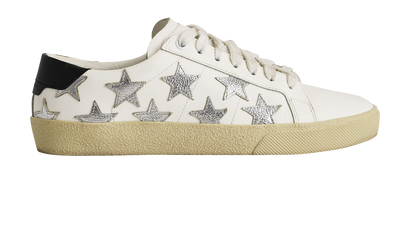 Saint Laurent Court Classic Star Trainers, front view
