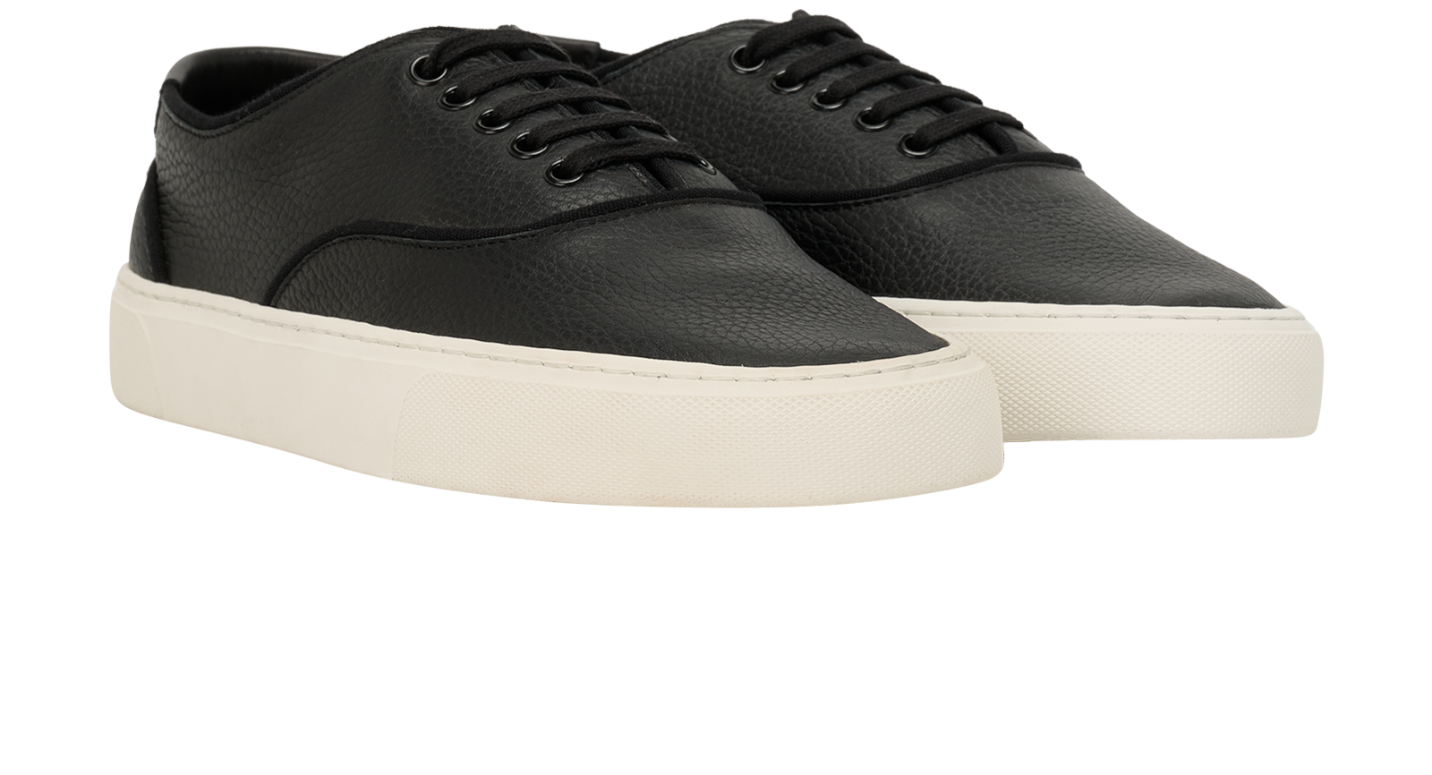 Saint Laurent Venice Trainers, &pound;320, Shoes, Black, Leather, Side view