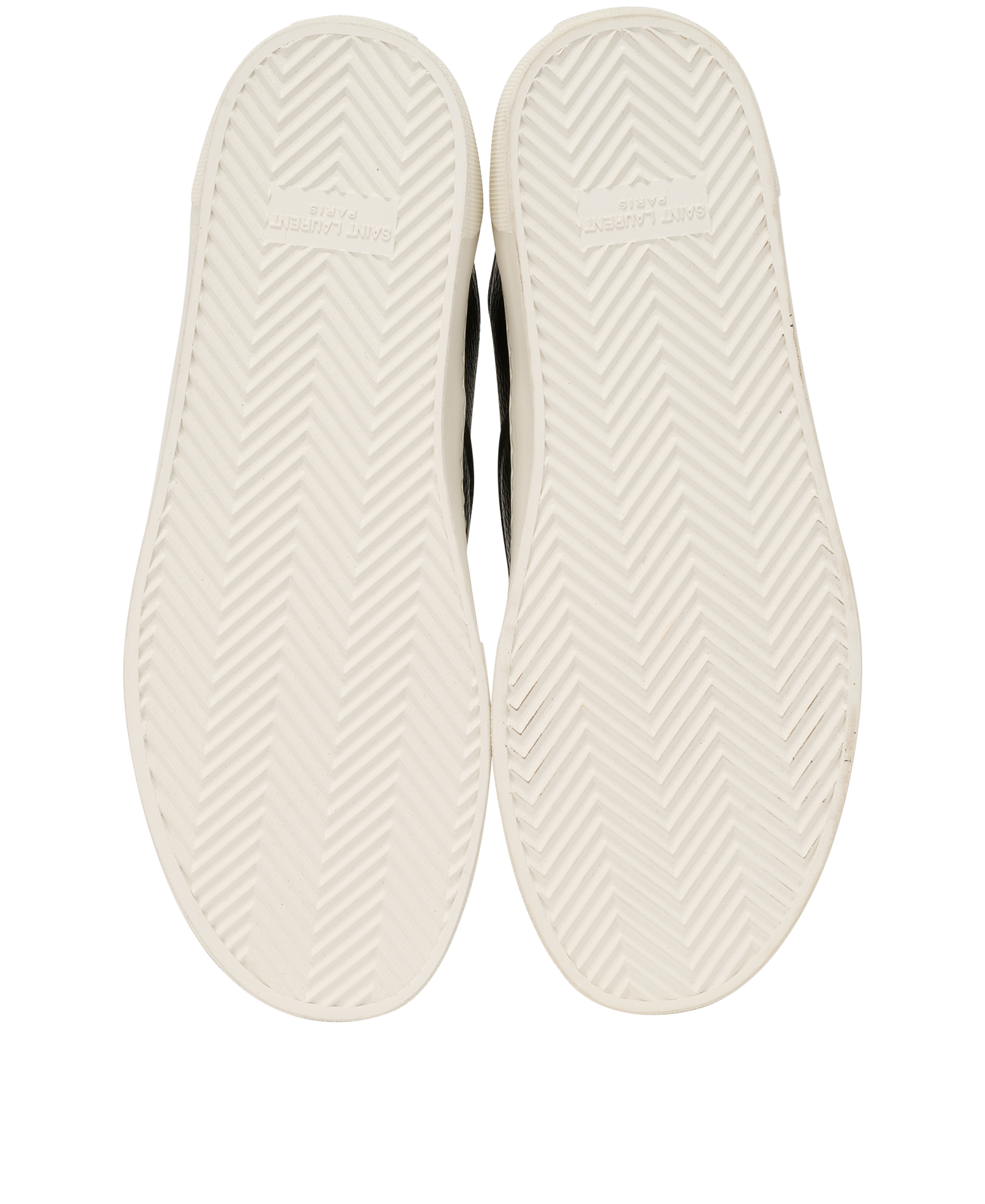 Saint Laurent Venice Trainers, &pound;320, Shoes, Black, Leather, Top view