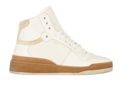 Saint Laurent High Top Trainers, front view