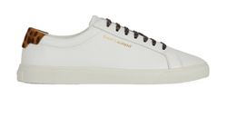Saint Laurent Andy Trainers, Leather, White, UK5.5, DB/B, 4*