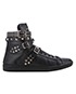Saint Laurent Wolly Triple Buckle Sneakers, front view