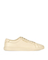 Saint Laurent Brooklyn Trainers, &pound;160, Shoes, Cream, Leather, Front view