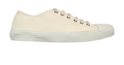 Saint Laurent Bedford Low Top Trainers, Canvas, Cream, UK4, 3*