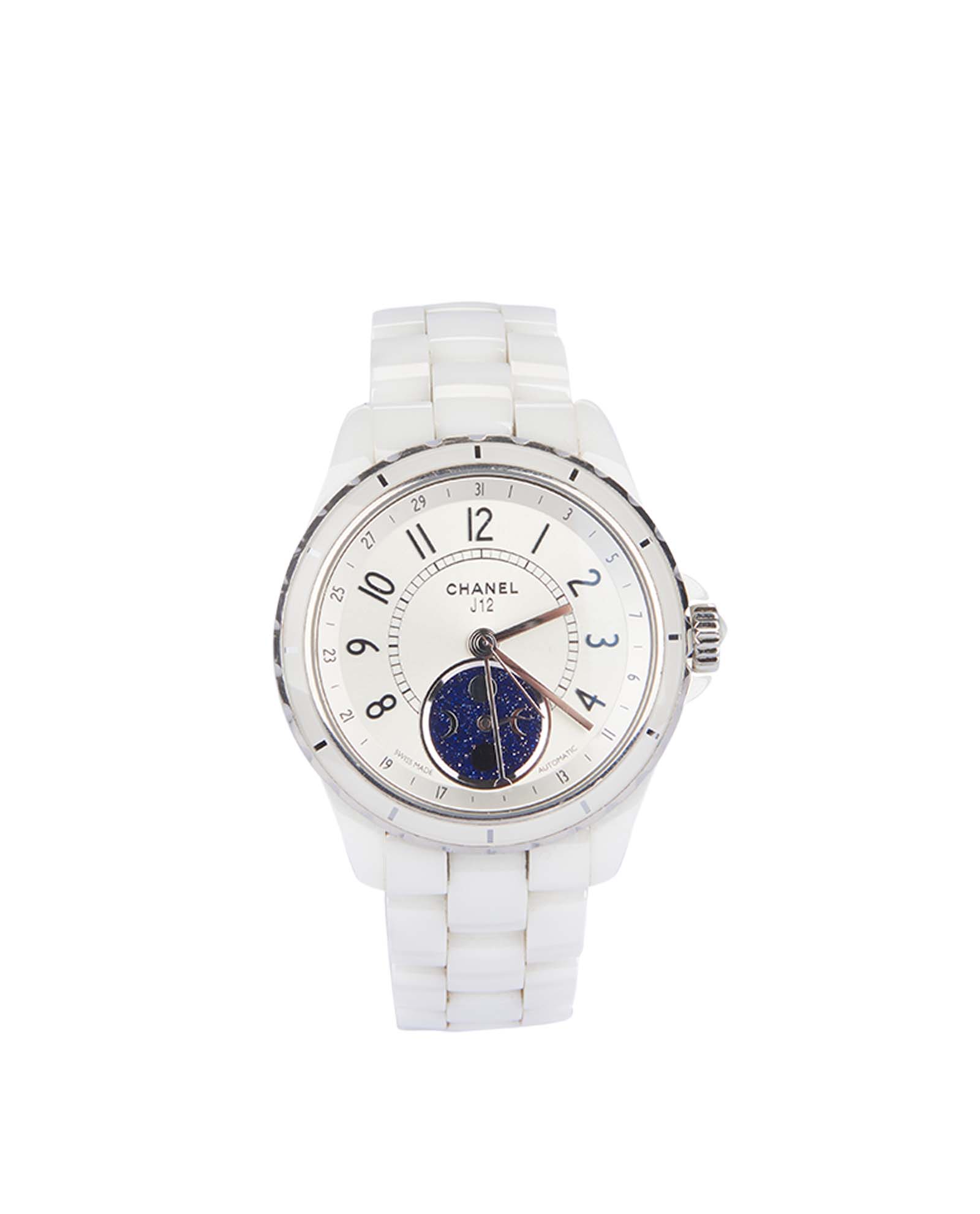 Chanel J12 Ceramic 'Moon Phase' Watch